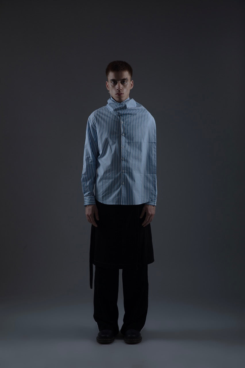 TWO WAY STRIPE SHIRT