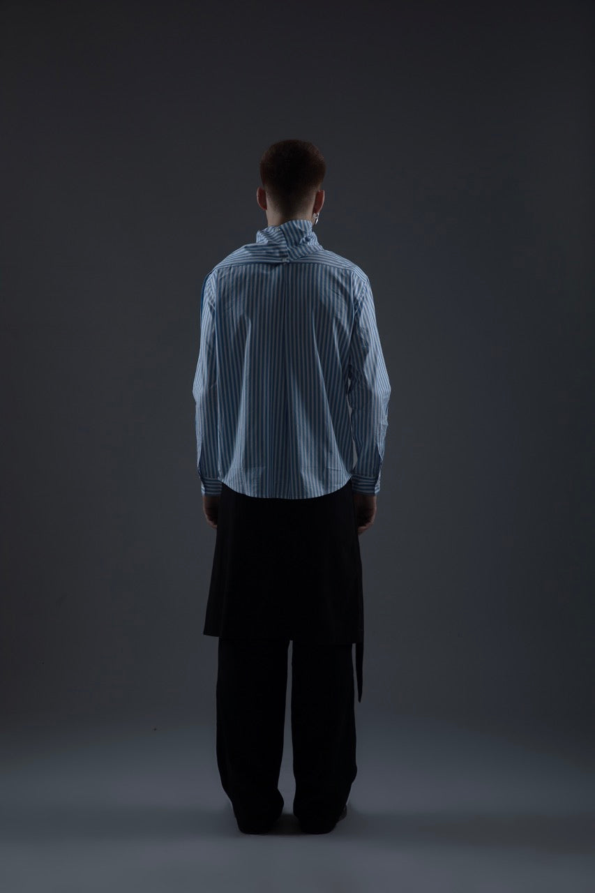 TWO WAY STRIPE SHIRT