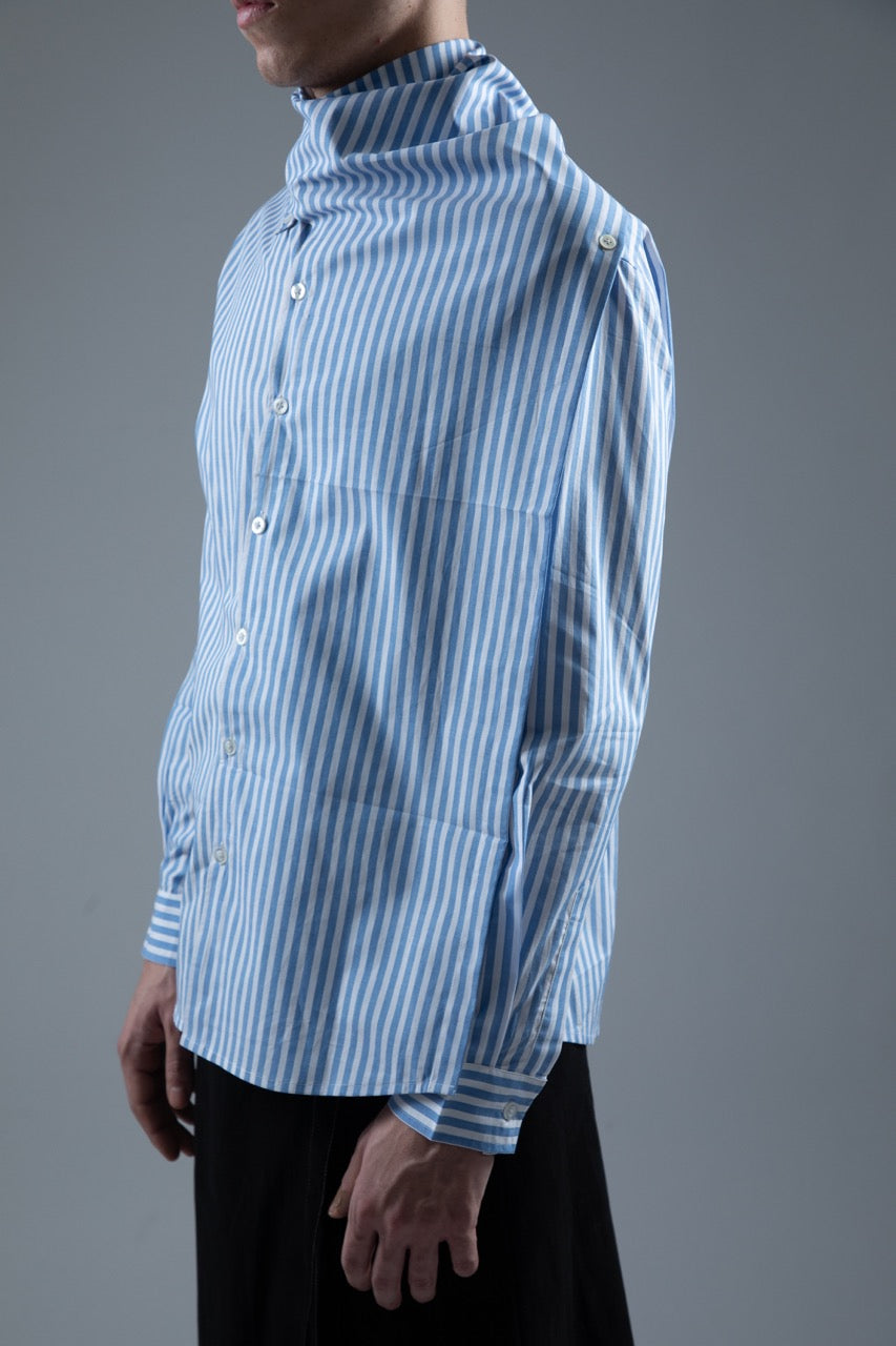TWO WAY STRIPE SHIRT
