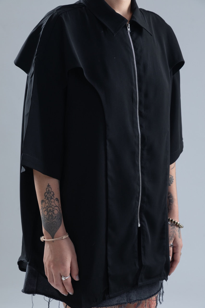 HALF SLEEVE ZIP SHIRT