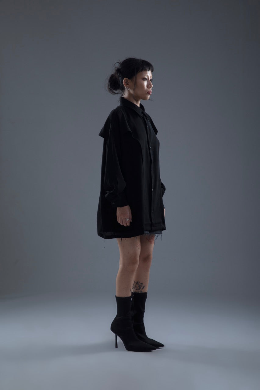 FULL SLEEVES CREPE SHIRT