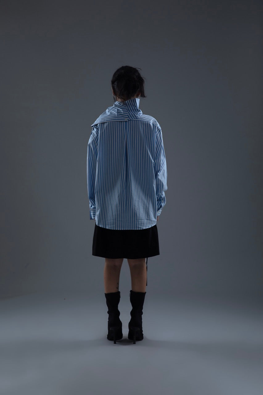 TWO WAY STRIPE SHIRT