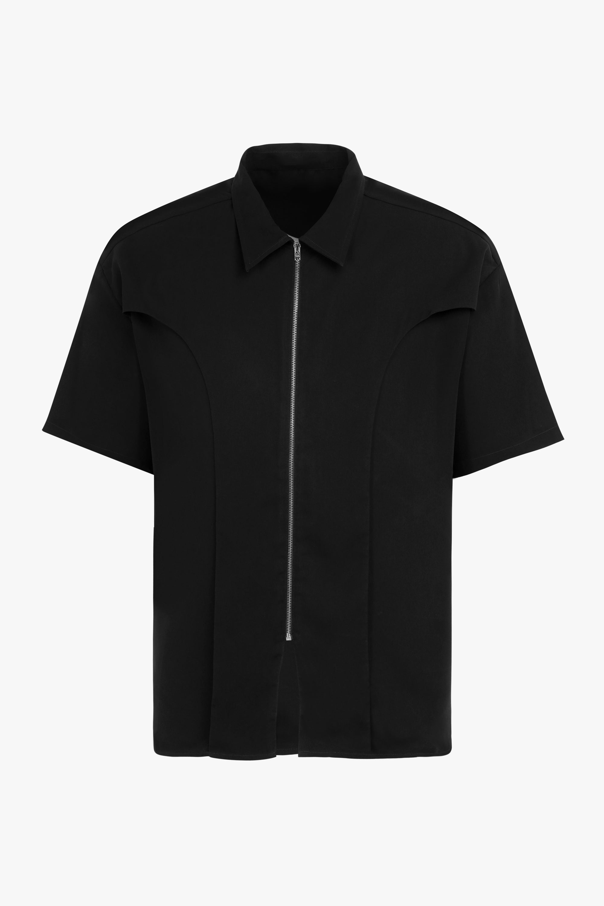 HALF SLEEVE ZIP SHIRT