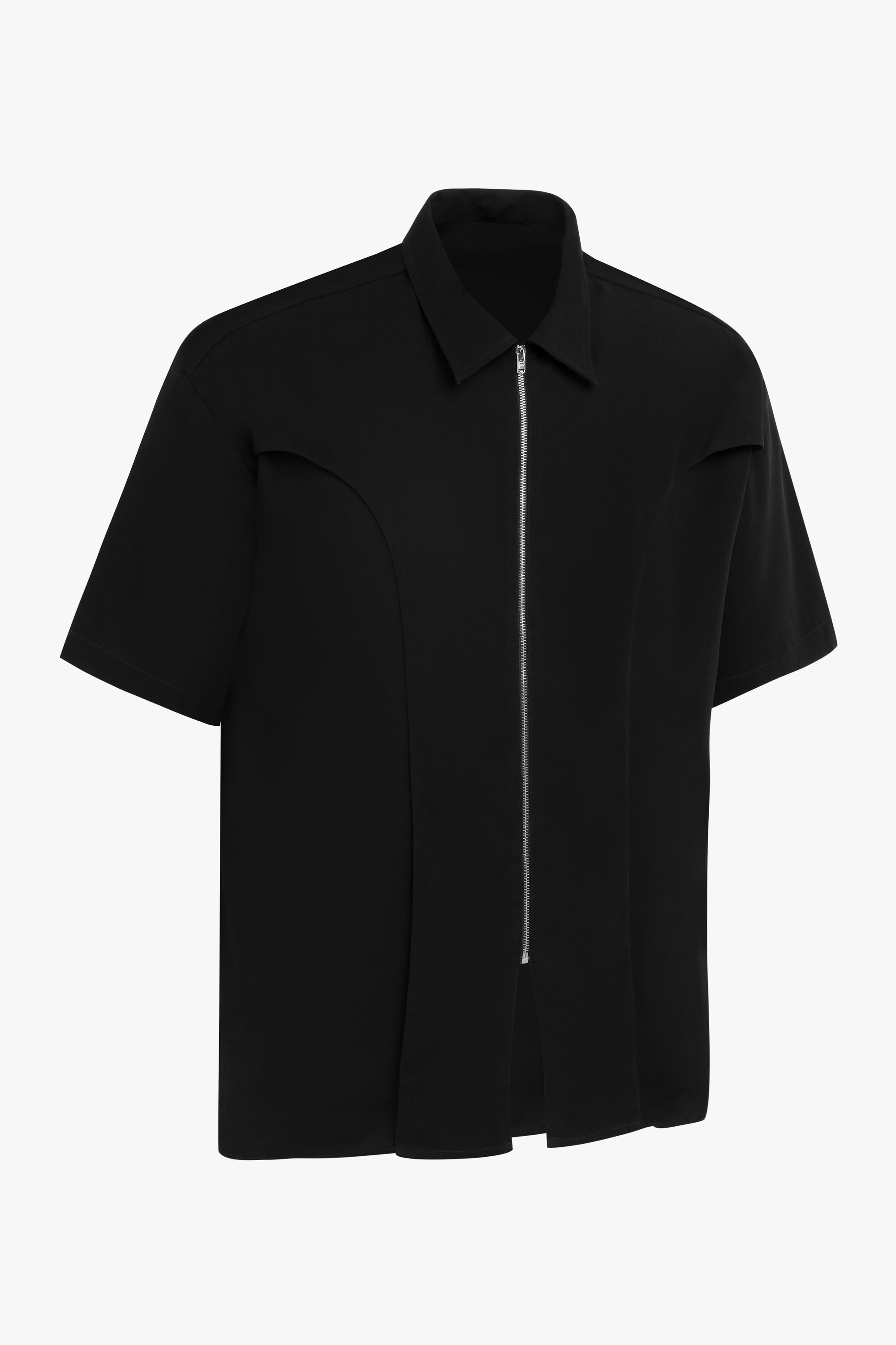 HALF SLEEVE ZIP SHIRT