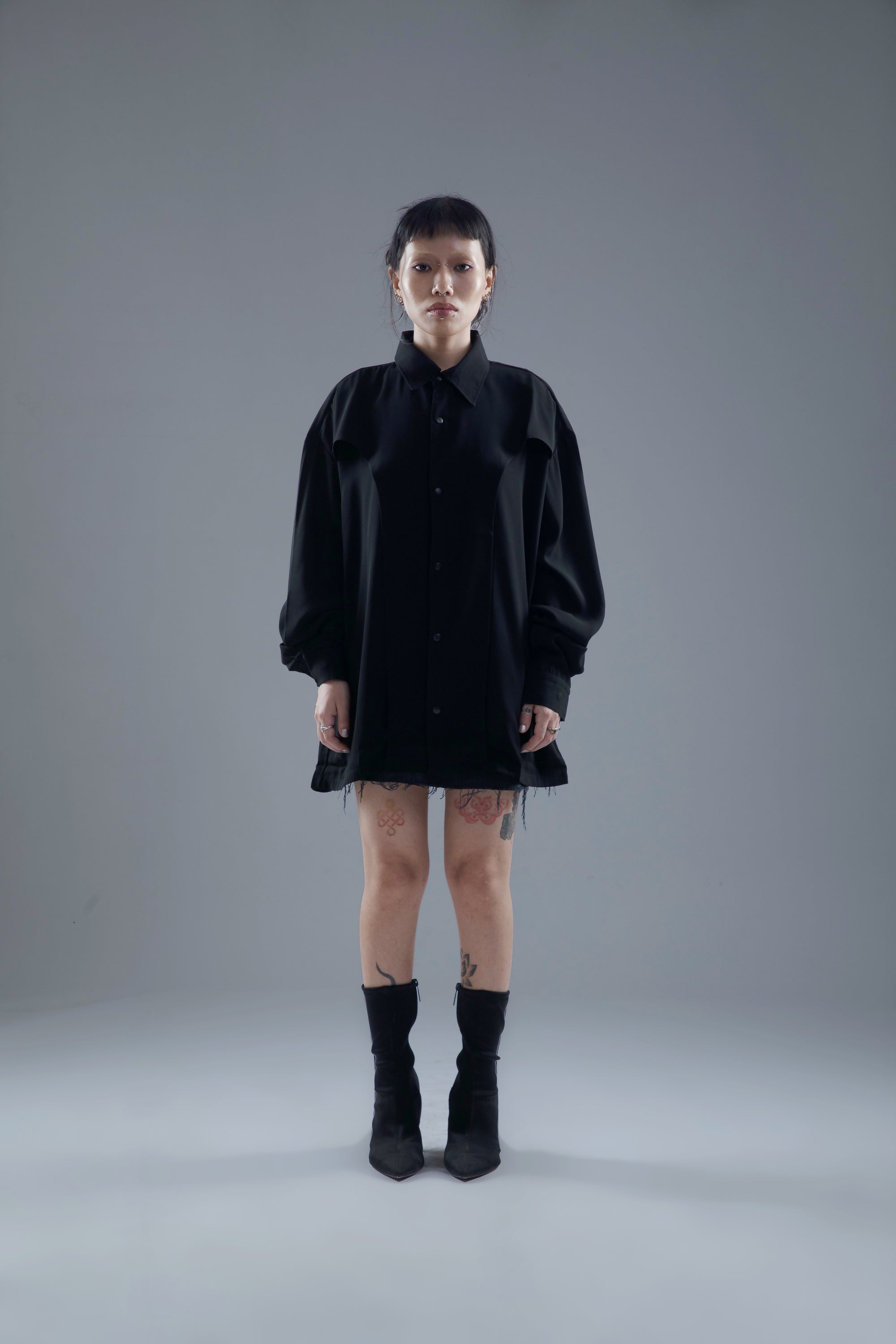 FULL SLEEVES CREPE SHIRT