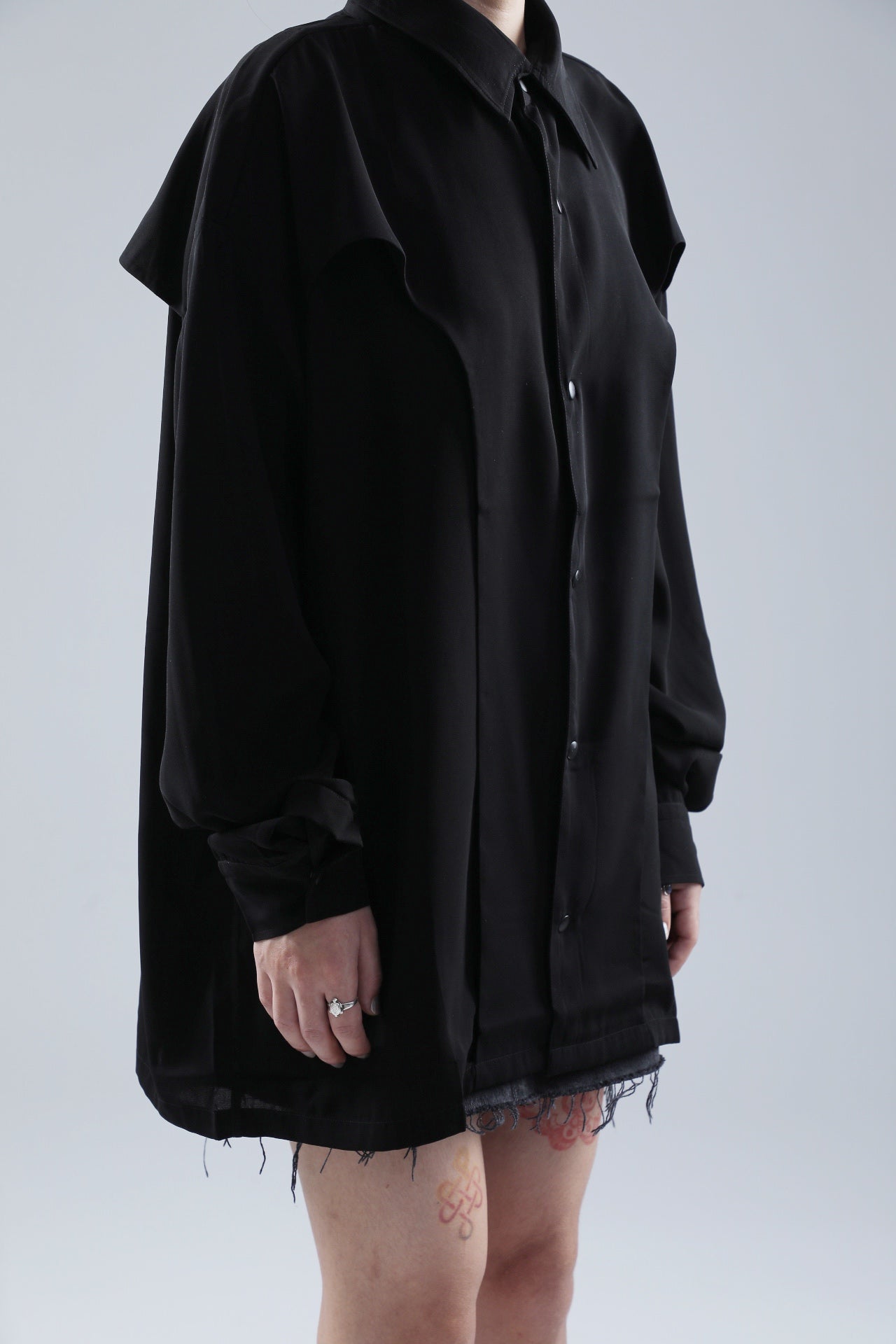 FULL SLEEVES CREPE SHIRT