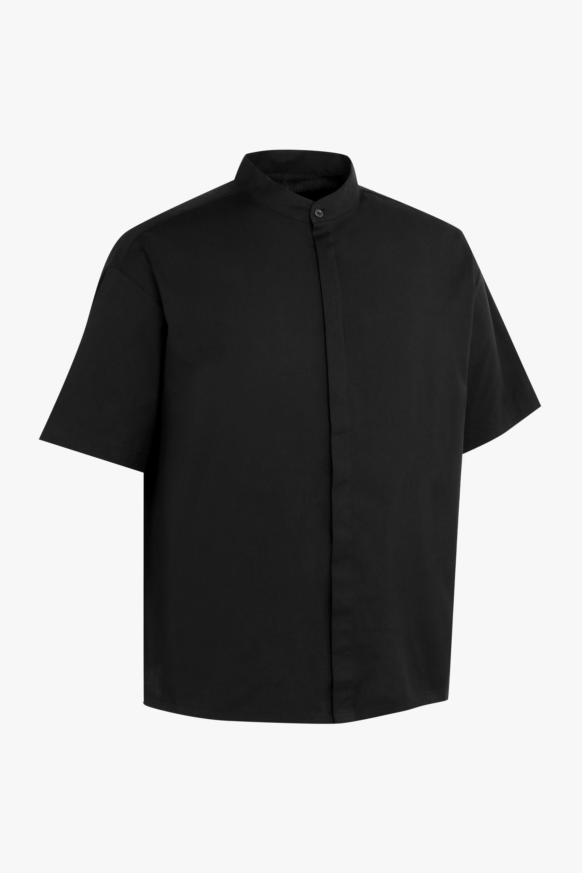 MANDARIN SHIRT + CUT SLEEVES VEST