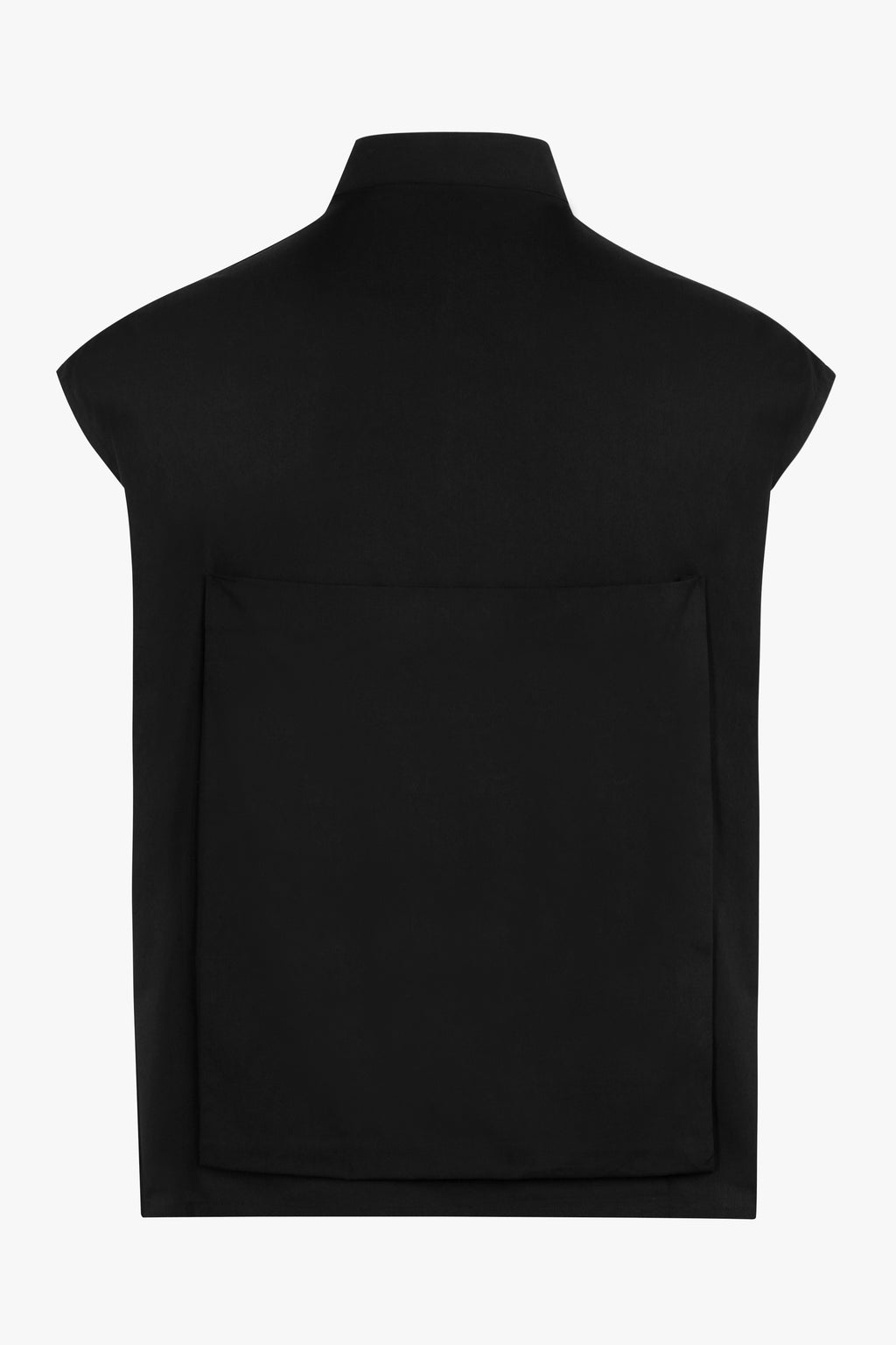 CUT SLEEVES VEST SHIRT