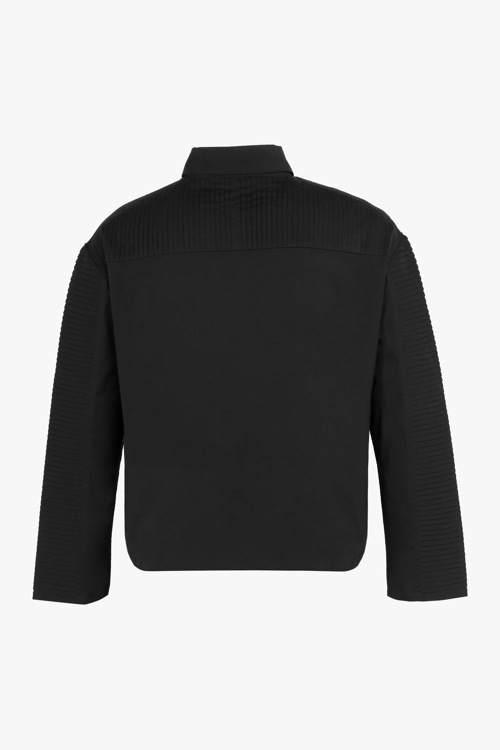 DROP SHOULDER PLEATED SHIRT