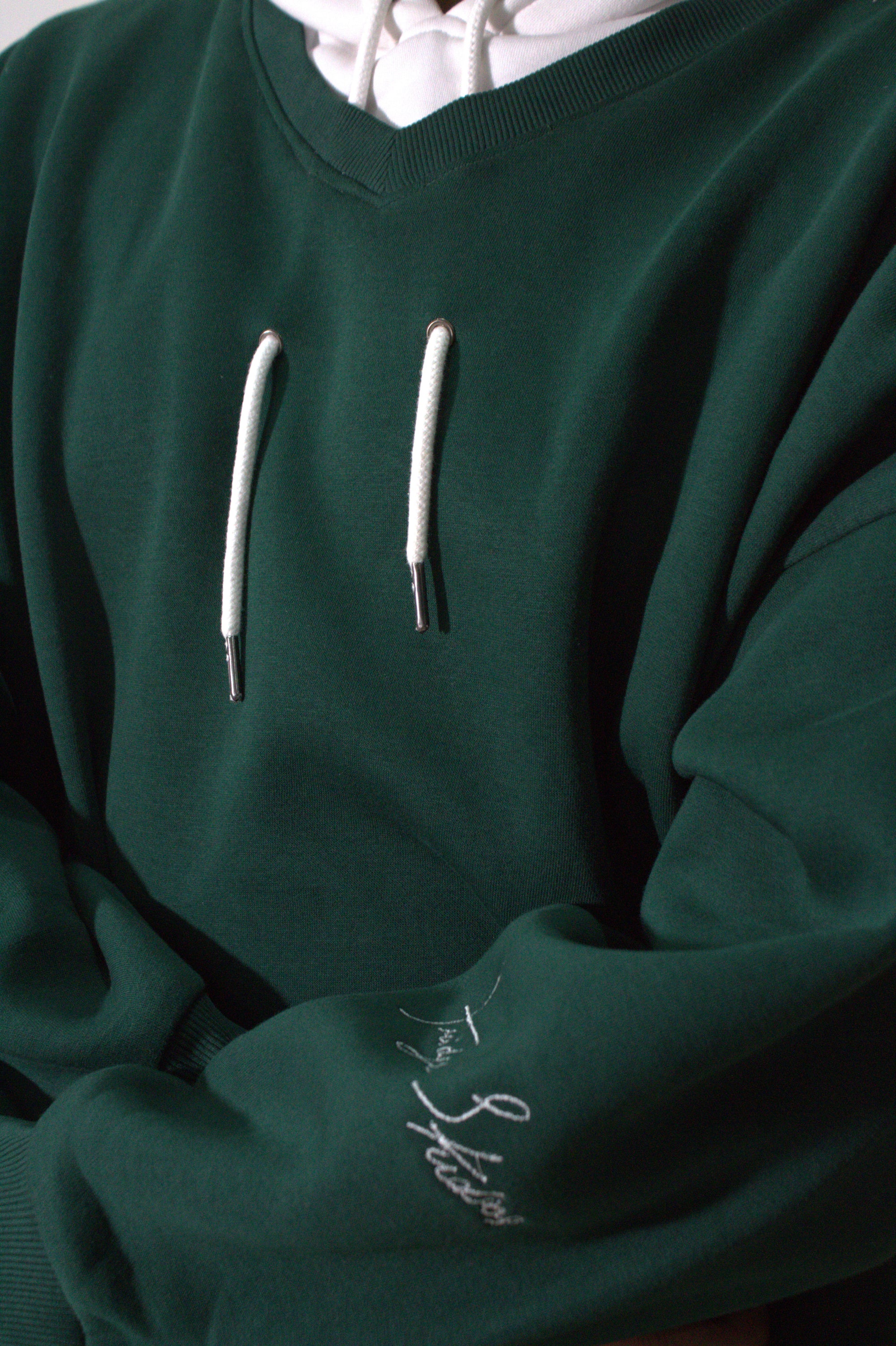 Oversized hoodie green