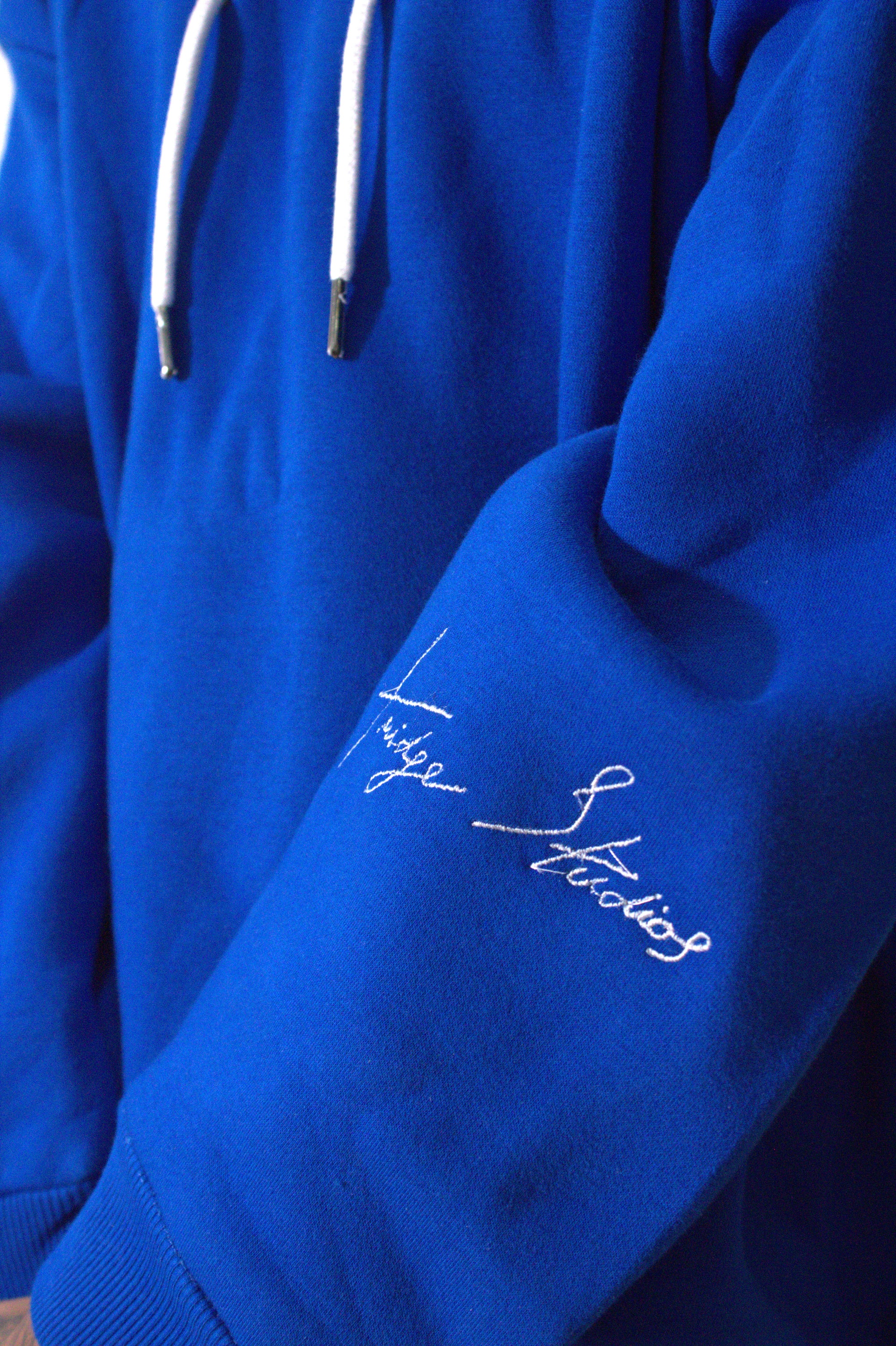 Oversized hoodie blue
