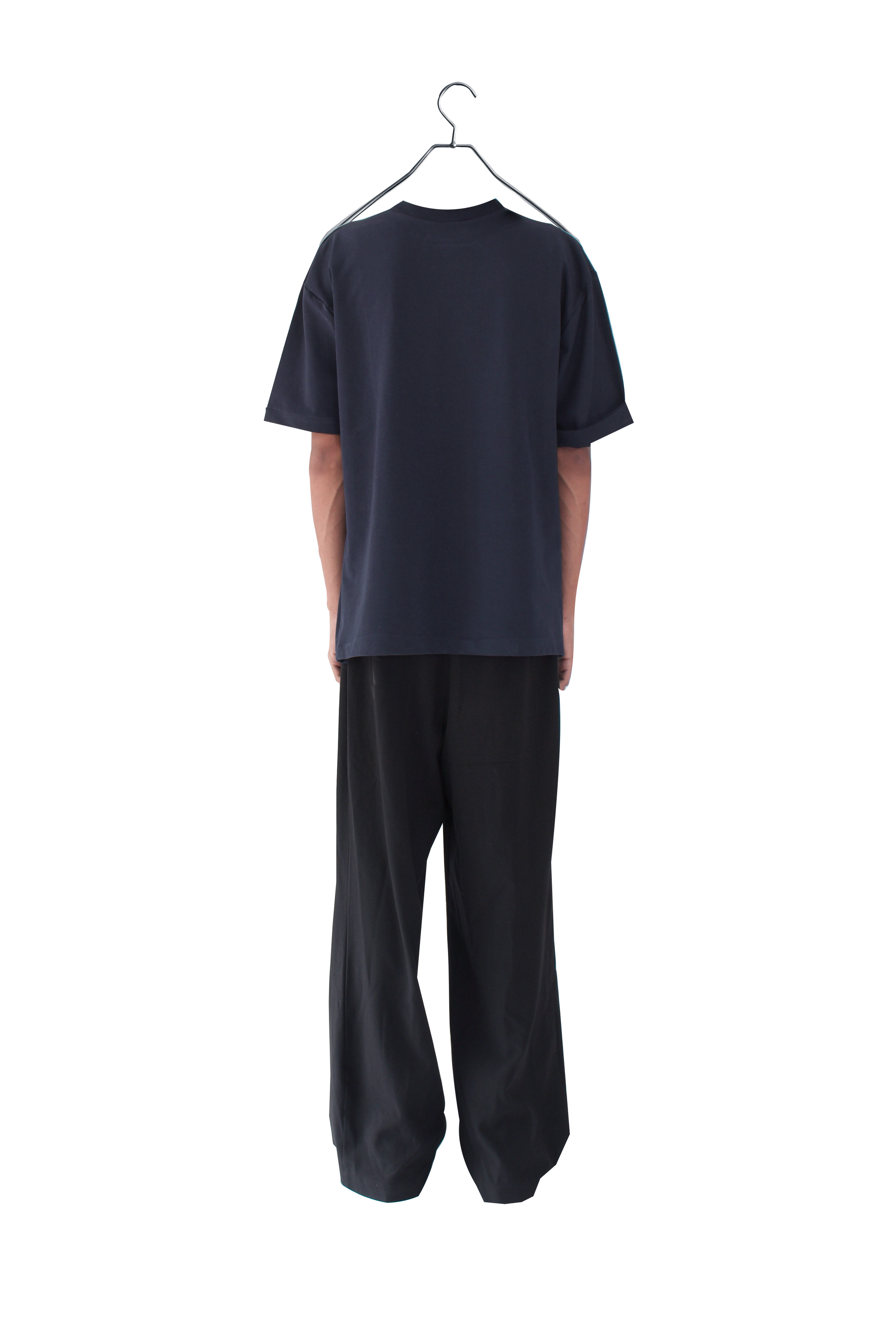 Blue Pleated Tee
