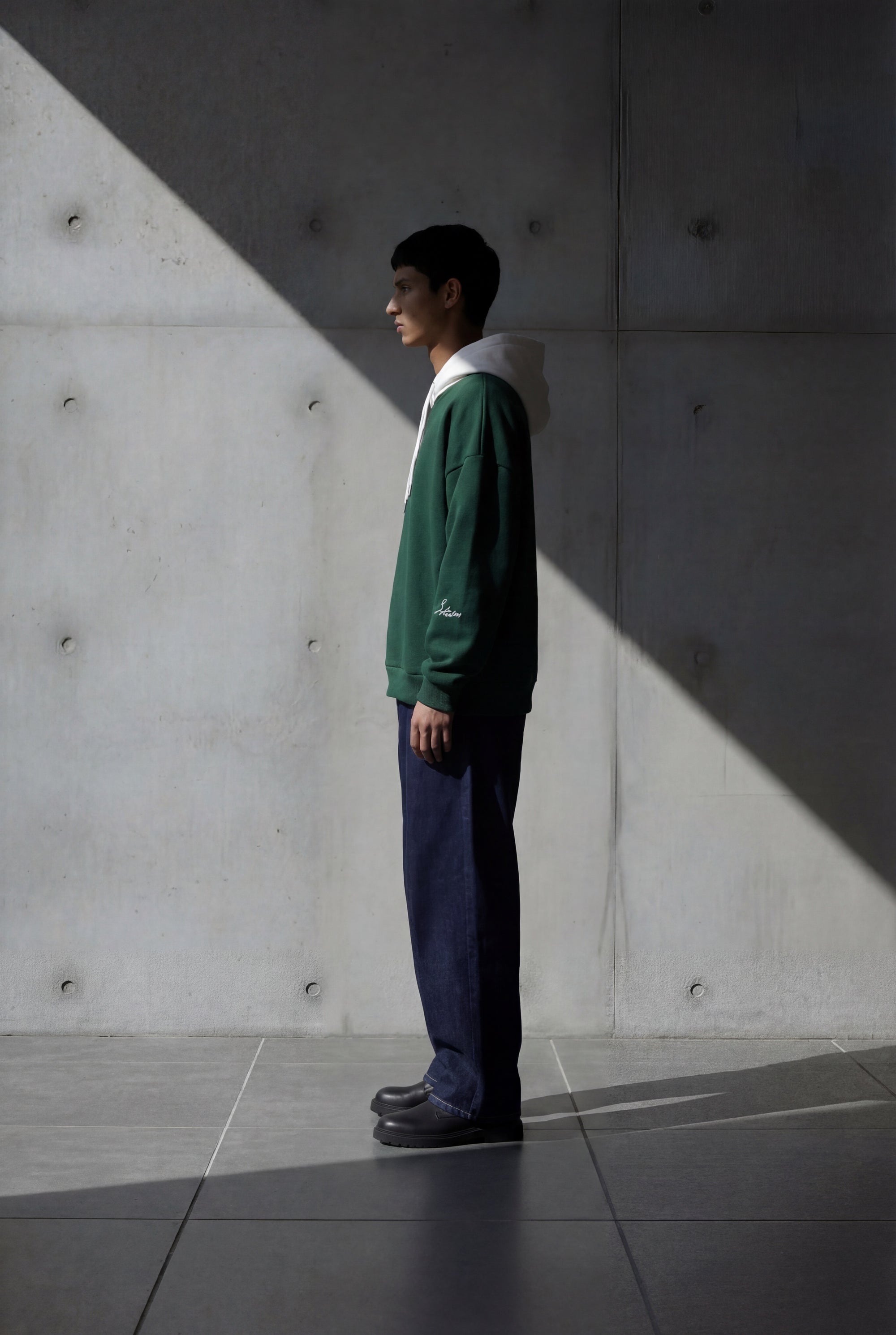 Oversized hoodie green