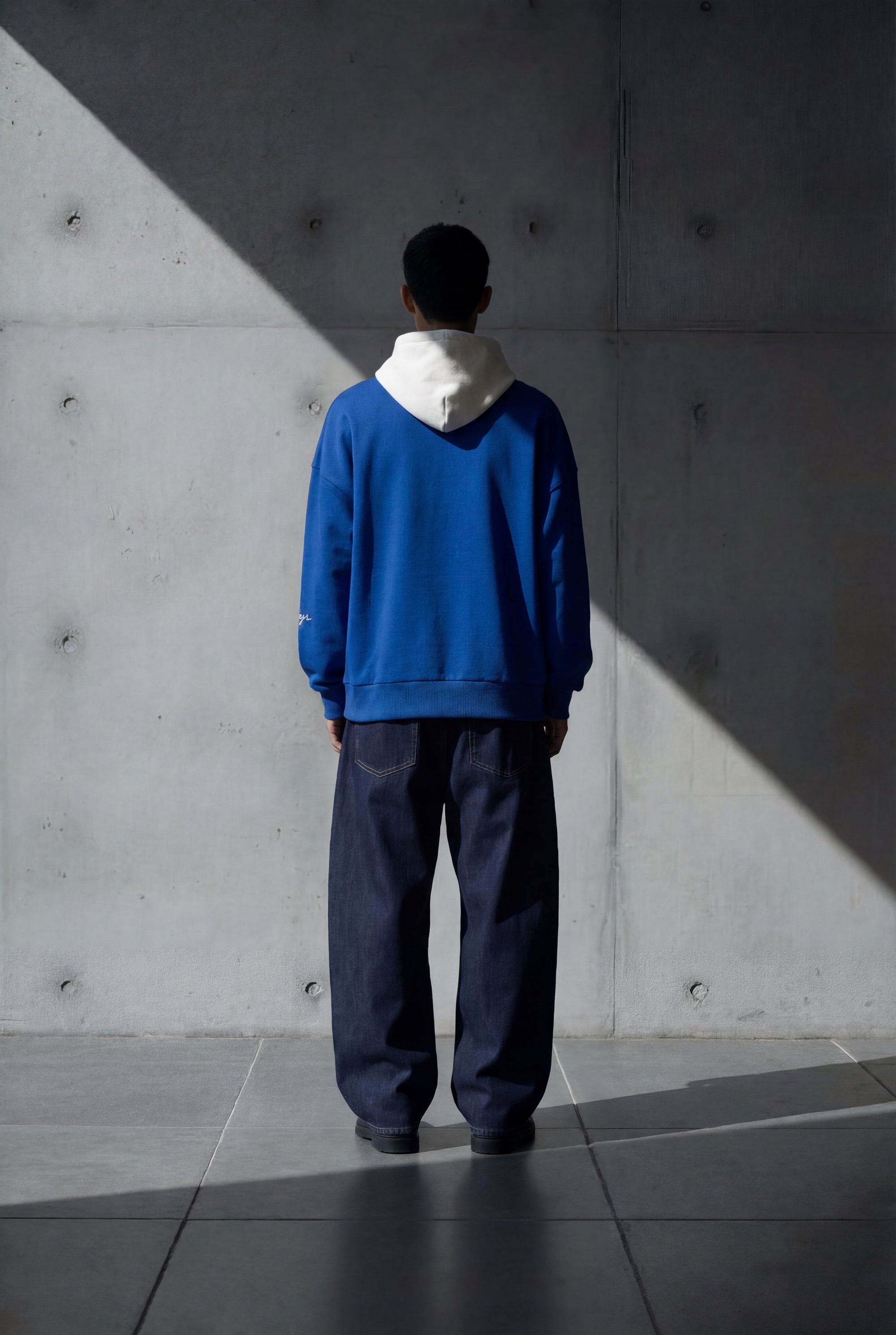 Oversized hoodie blue