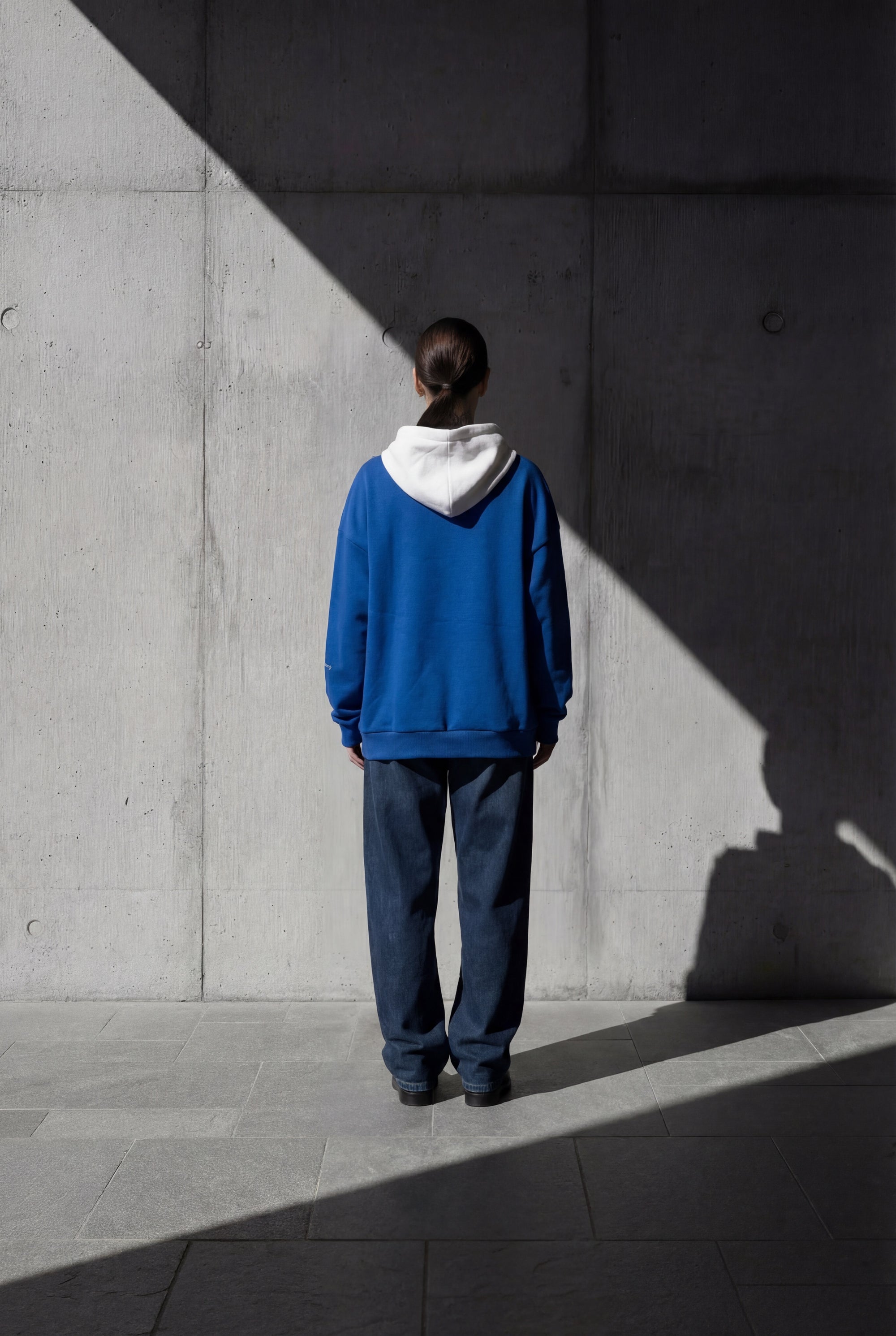Oversized hoodie blue