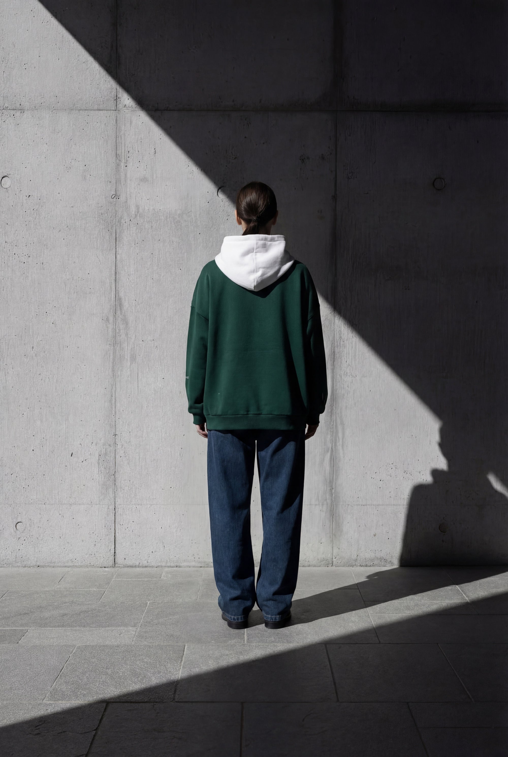 Oversized hoodie green