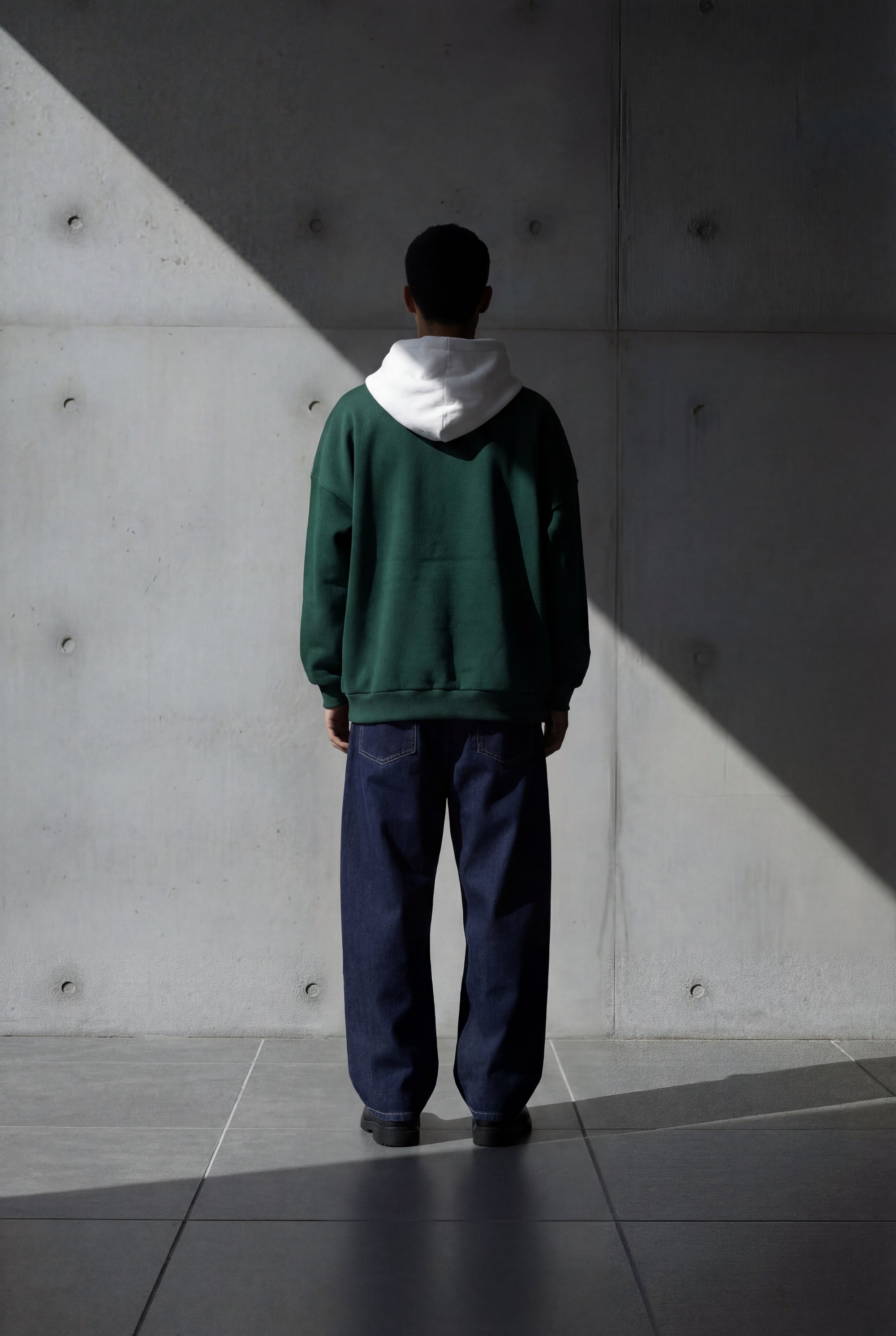 Oversized hoodie green